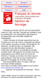 Mobile Screenshot of gauche-norvege.org